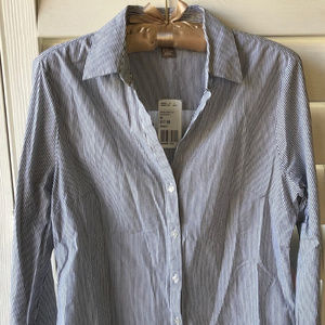 Woven Dress Shirt Long Sleeve Button Down